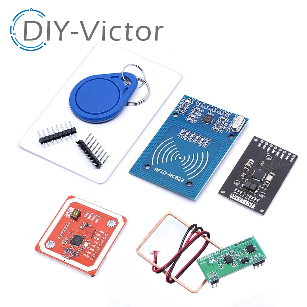 Advanced RFID/NFC Module Kit with Tags and SPI Read/Write Capability