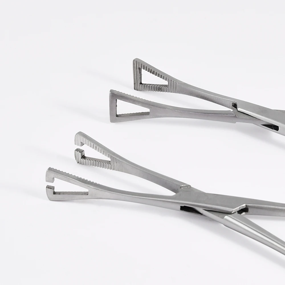 1PC Professionelle Chirurgenstahl Offene Dreieck Schließen Ring Lip Ohr Rohr Klemme Zange Pinzette Bauch Körper Piercing Punktion Werkzeug – Detail 2