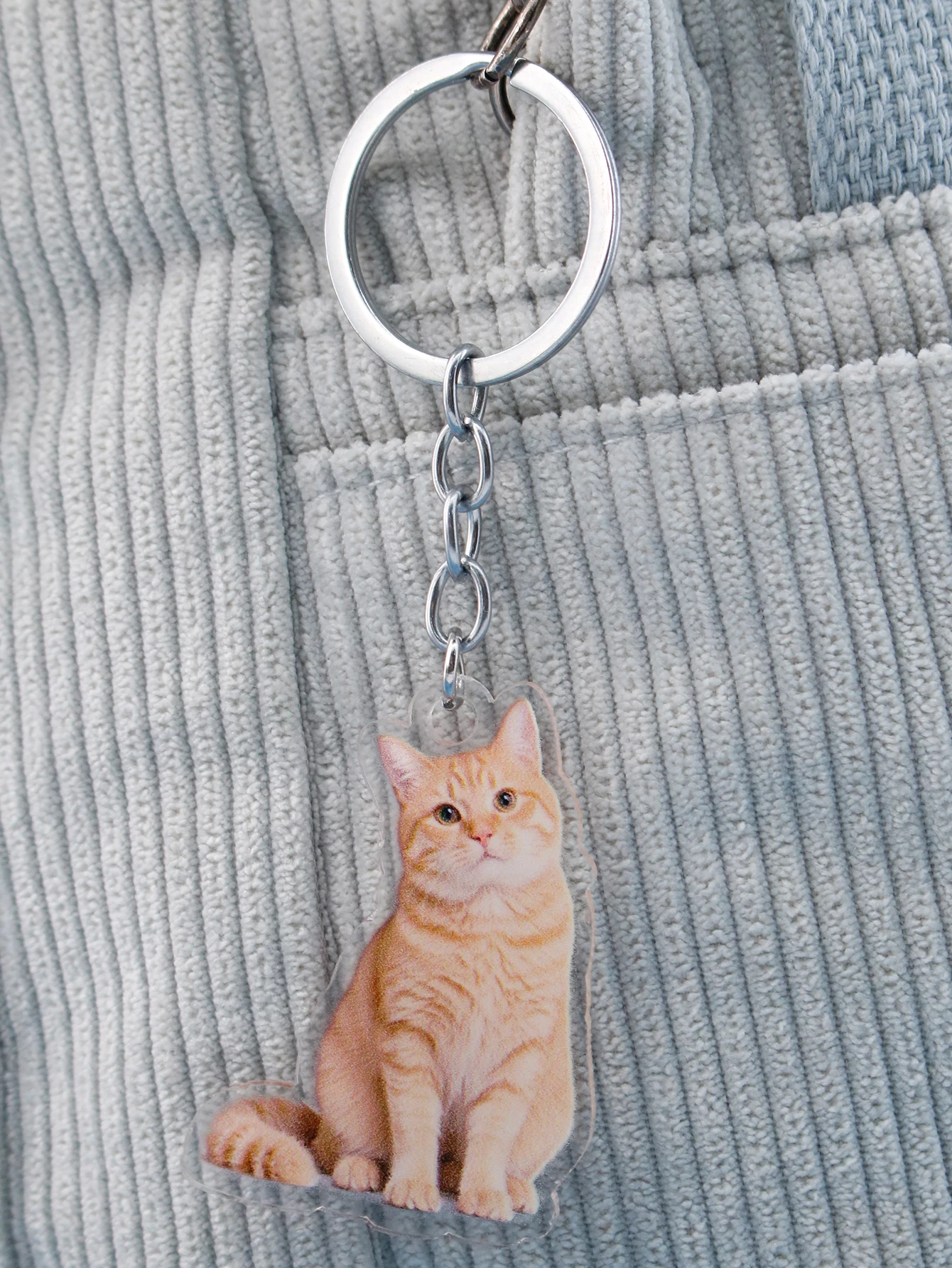 Customized Pet Photo Keychain - Stylish and Adorable Keepsake