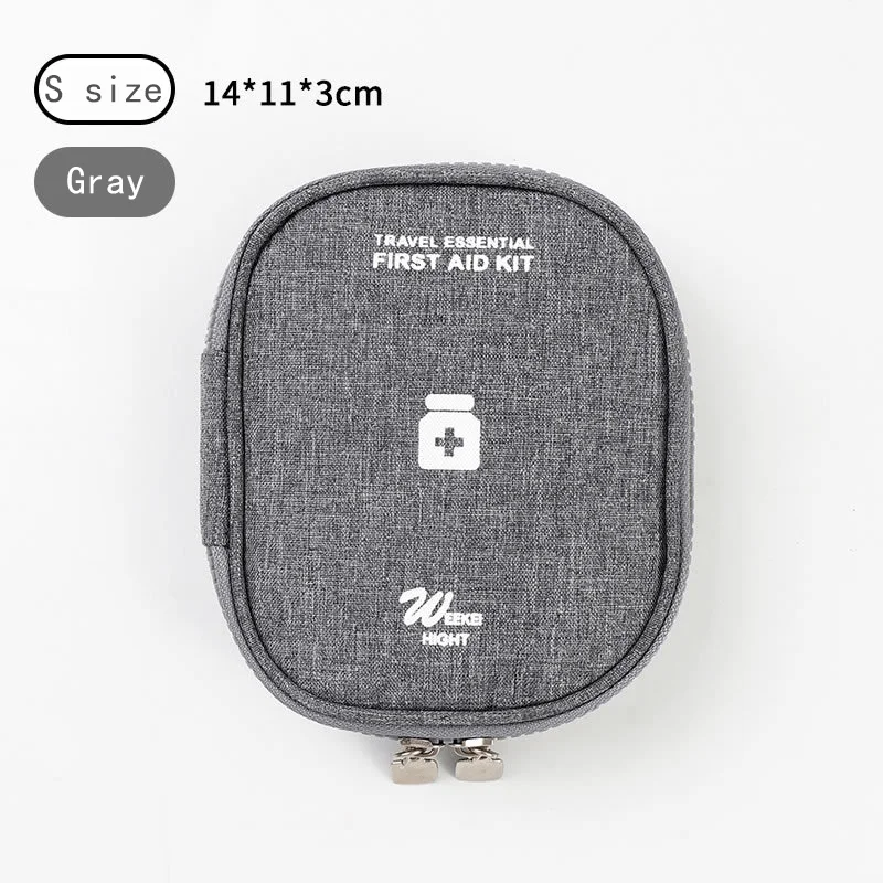 Large Capacity Portable Medicine Organizer & First Aid Storage Bag for Home and Travel Emergencies