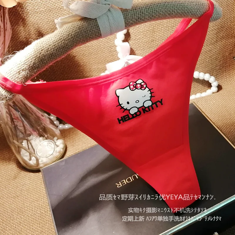 T-Трусики Hello Kitty женские трусики летние хлопковые спортивные для плавания