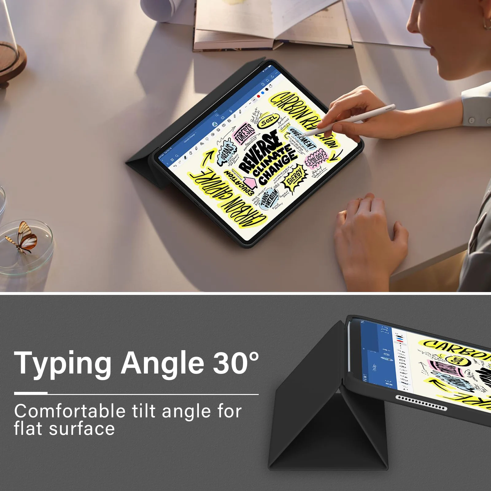 Sleek Magnetic Flip Smart Cover