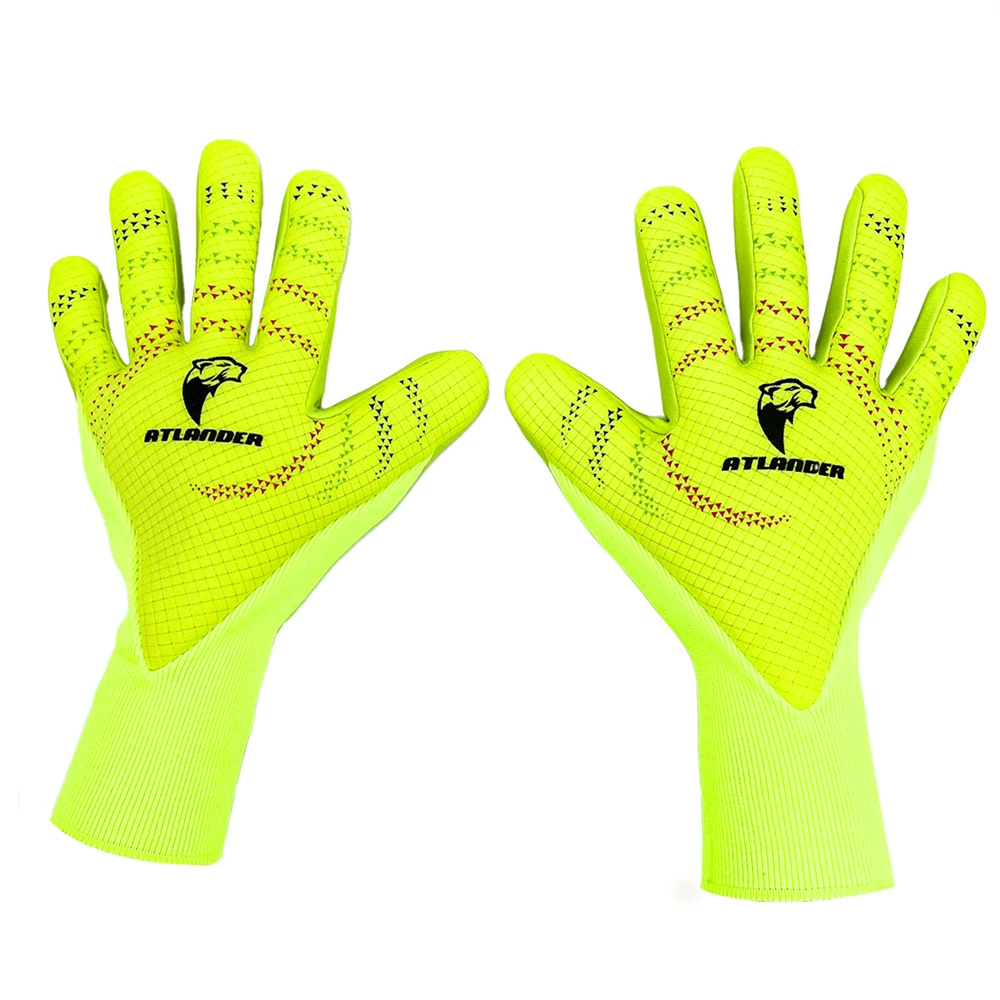 Professionelle Fußball-Torwarthandschuhe, Latex, verdickter Schutz, Erwachsene, Kinder, Torwart, Kinder, Teenager, Torwart-Fußballhandschuhe – Detail 11