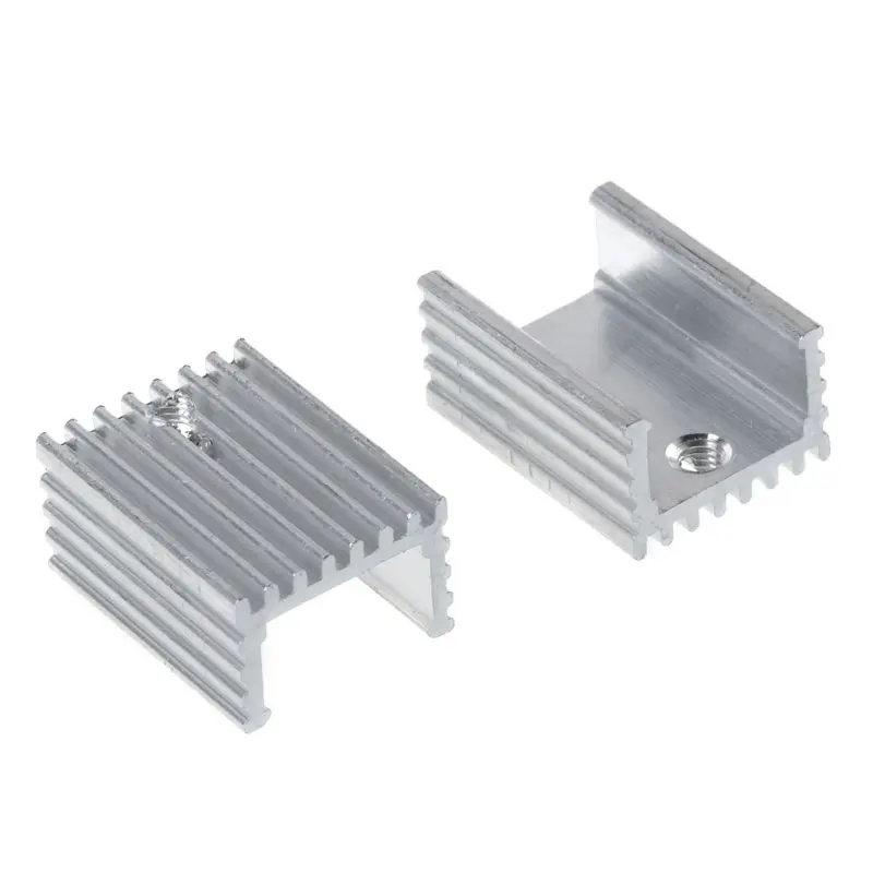 Aluminum Heatsink T8WC TO-220 Aluminum Sheet Heatsink Transistor Heat Sink Cooler Radiator 10PCS/Set