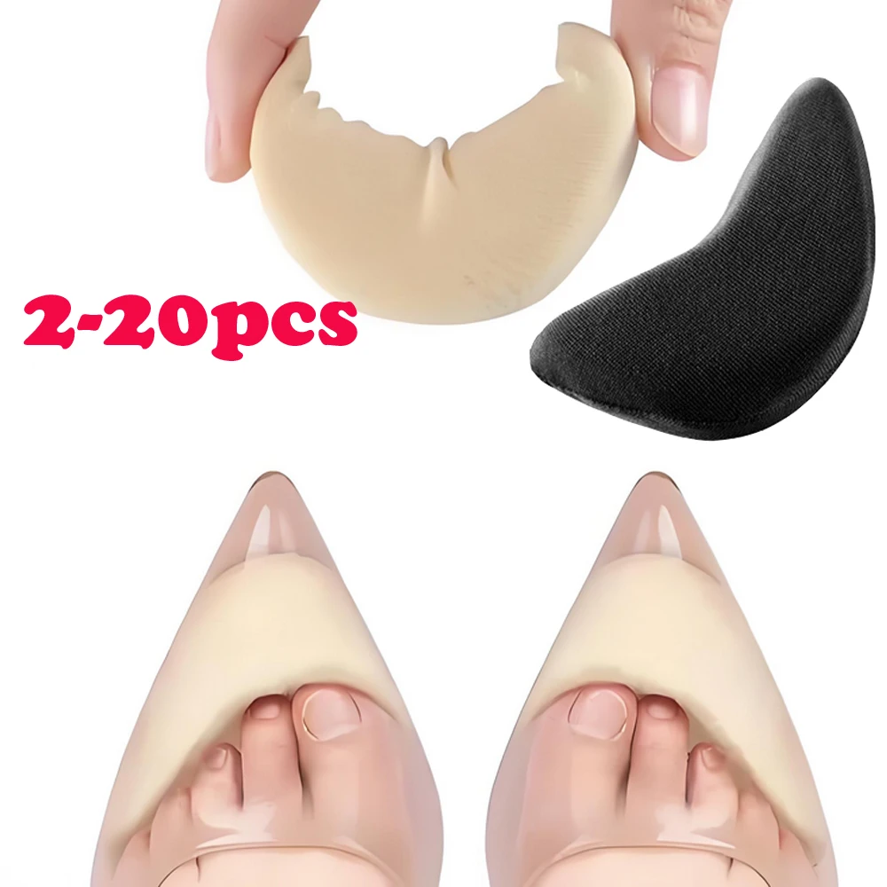 Plug The Insole 2-20pcs Soft Toe Plug Women High Heel Pain Relief Insert Shoe Palm ...