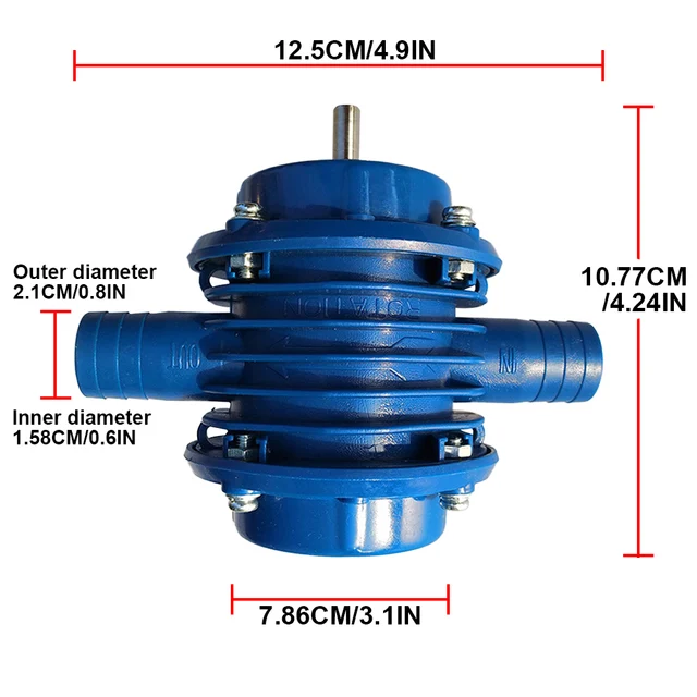 1pc Wasserpumpe Hochleistungs-selbstansaugende Handbohrmaschine  Hausgarten-kreiselbootspumpe Hochdruck-wasserpumpe, Kostenloser Versand  Für Neue Benutzer