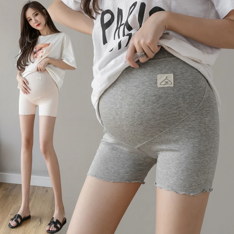 Maternity Summer Shorts High Waist Safety Elastic Safety Short Pants Shorts Ladies Pants Underwear Women Thin Sliming Fit