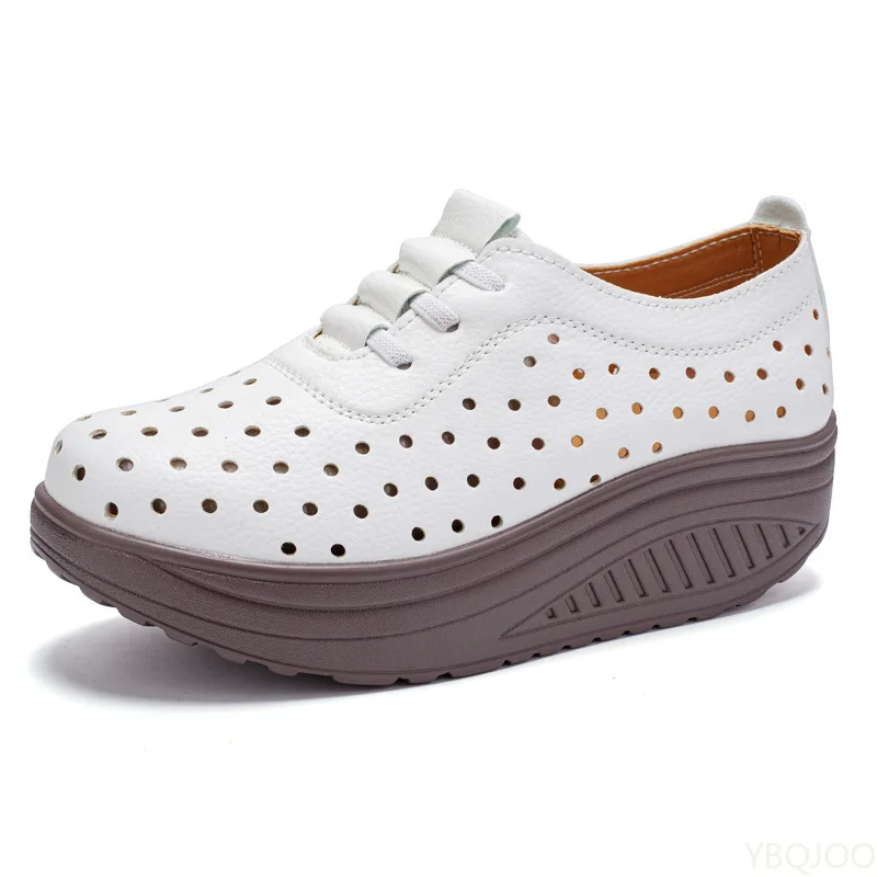 2025 Spring and Autumn New Shoe with One Foot Set, Mom's Shoes Soft and Comfortable Middle Aged and Comfortable Single Shoes