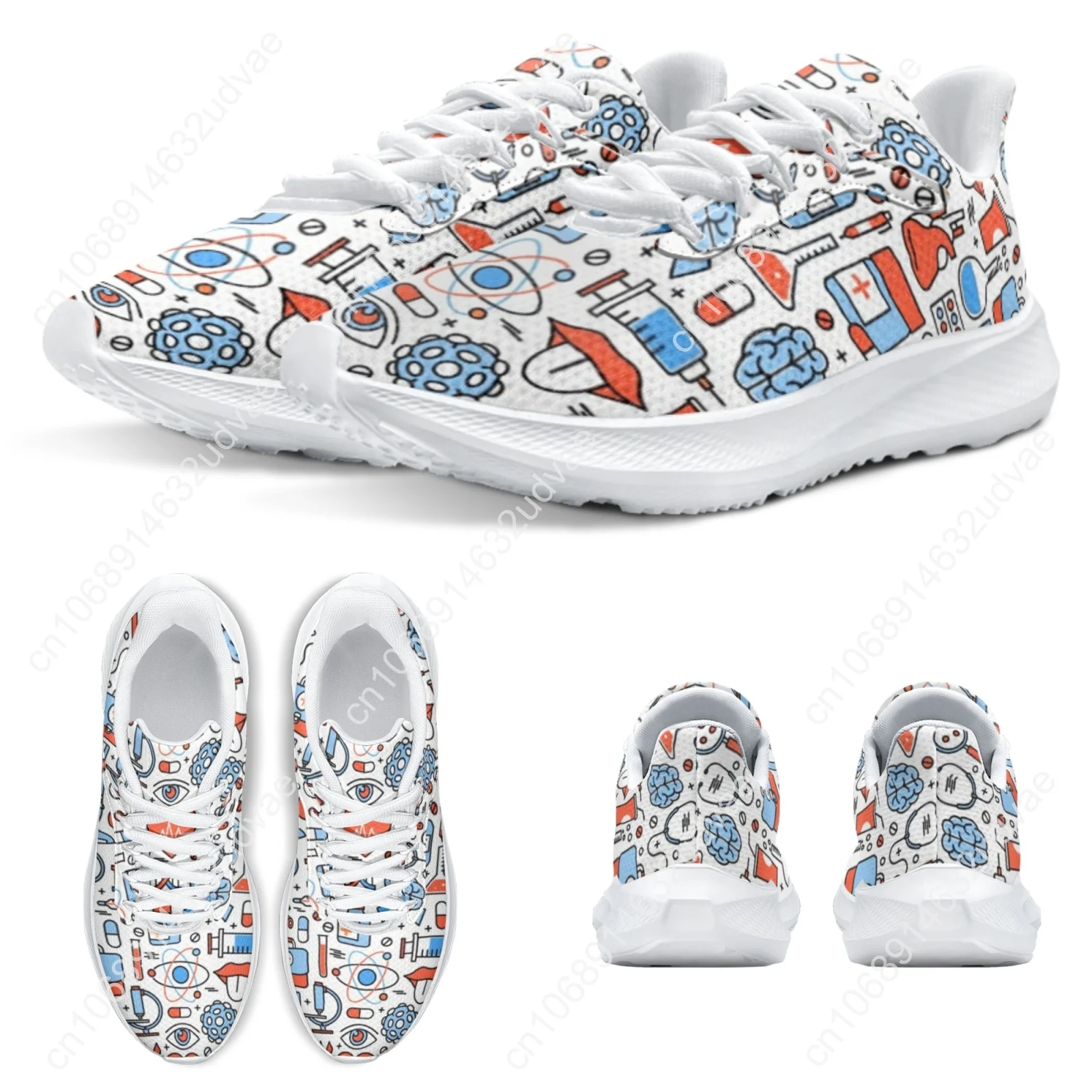 Women's Medical Running Shoes Comfortable Breathable Girls Indoor Fitness Shoes Casual Nurse Shoes Zapatos Mujer
