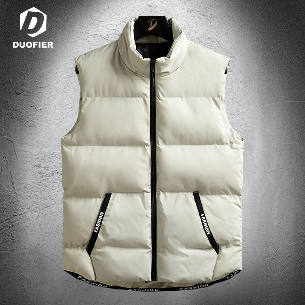 

Fashion Mens Vest Jacket 2023 New Autumn Warm Sleeveless Jackets Male Winter Casual Waistcoat Vest Plus Size Vests Men Clothing