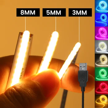 USB COB LED Strip Light 1