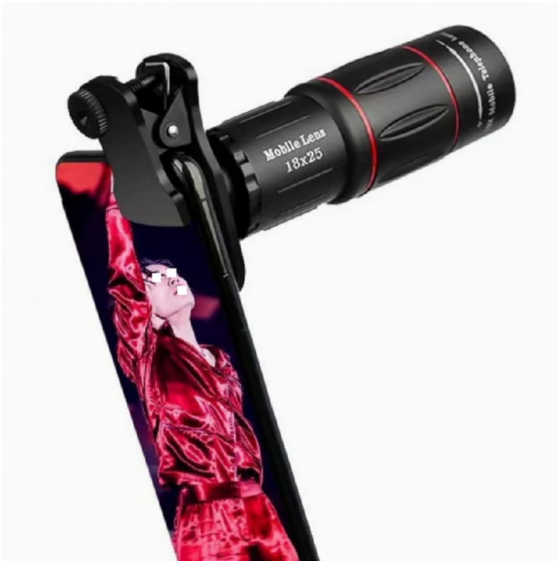 Universal Smartphone External Telephoto Camera Lens, Portable Mobile Phone Photography Auxiliary Lens