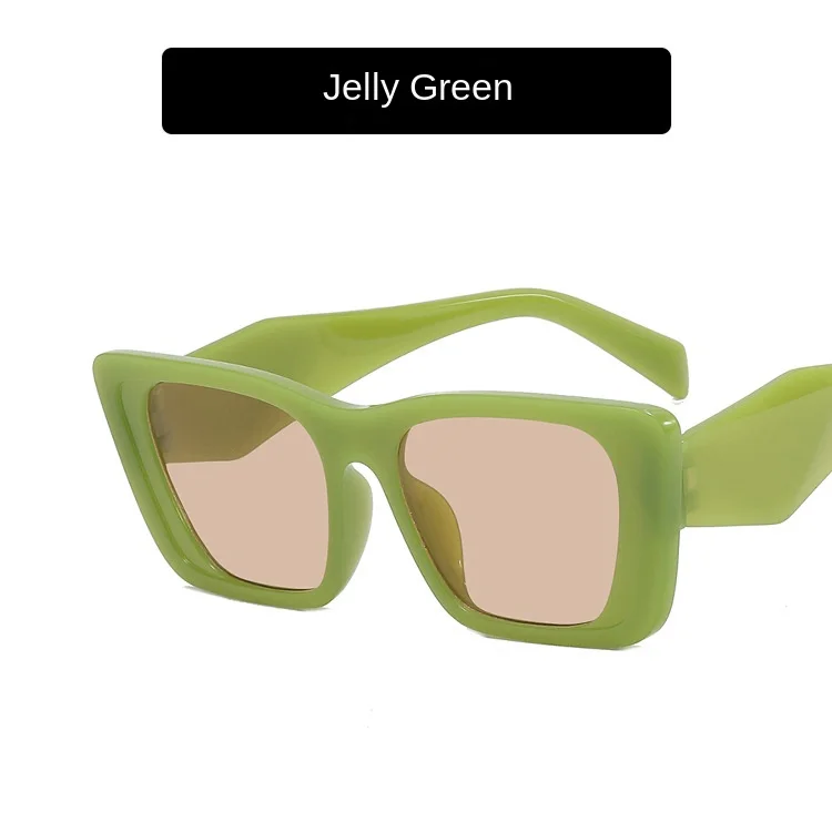 Women's Sunglasses Trend Vintage Rectangle Big Frame Black Square 2022 Fashion Women Sun Glasses Ladies Eyewear_voghion.com