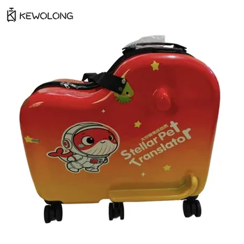 Kids Ride On Suitcase 6-Wheel Ride On Suitcase Convertible Pullman Tru...
