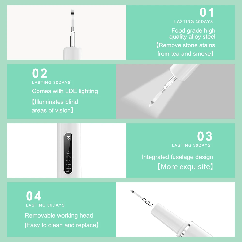 Cálculo manchas, Removedor de tártaro, Irrigador Oral, Dentes Whitening Tool