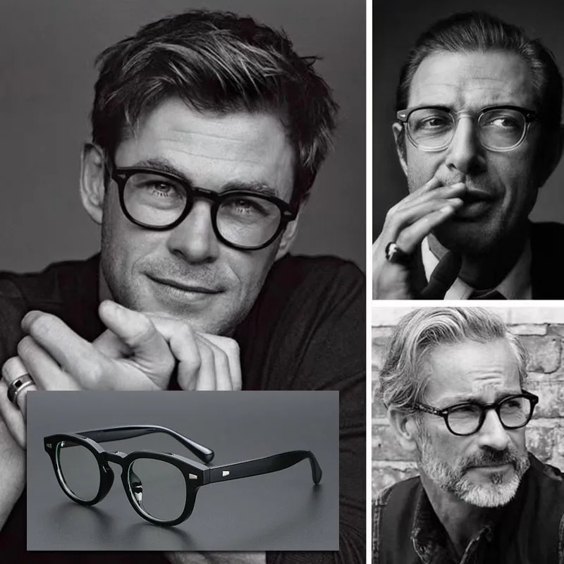 Optical Glasses Frame Men Women Vintage Myopia Prescription Eyewear