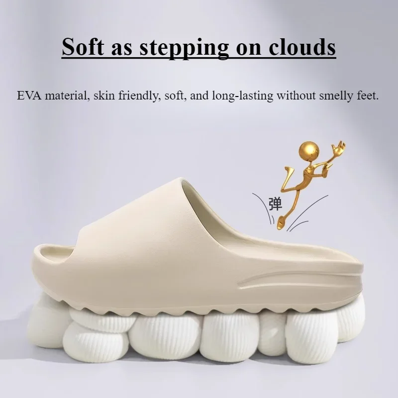 2024 Summer Men's Slides Brand Men Women Slippers Indoor Orginal Unisex Sandals Casual Shoes EVA Flip-flops Beach Women Sandals