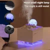 New Moonfall Humidifier Convenient Aroma Diffuser Desktop Ornament Creative Moon with Sleeping Light Night Light 2