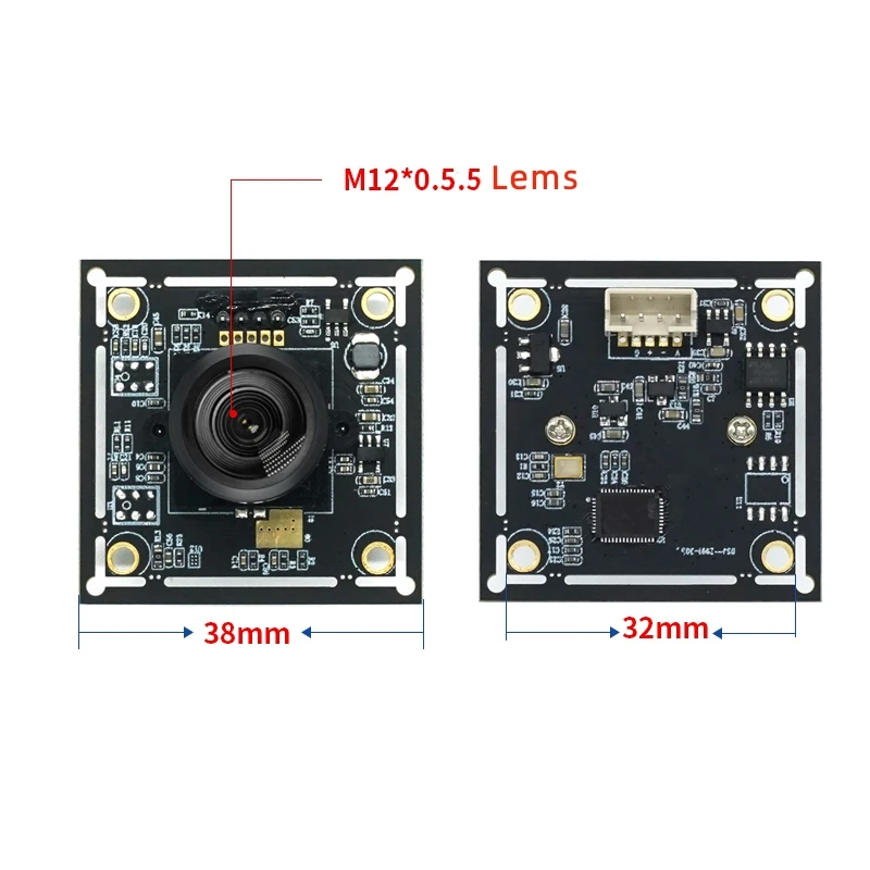 1080p Camera Module 2MP CMOS IMX291 Wide Angle 130 Degree No