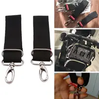 Newborn Accessories Hanger Straps 360 Degrees Nylon Stroller Accessories Stroller Hook Pushchair Clip Diaper Bag Hanger