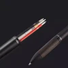 Japan UNI Jetstream Multifunctional Pen Ballpoint Pen + Mechanical Pencil 5 in 1 MSXE5-2005 Frosted Oak Hand Guard Spinning Pen 3