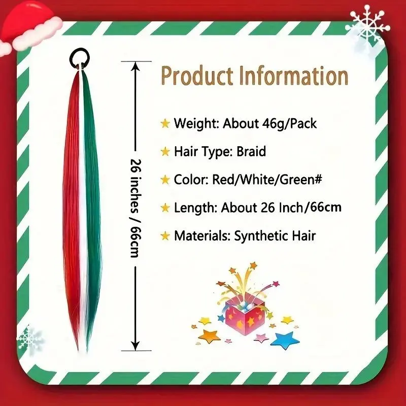 Braid Ponytail Extension 2 PCS Color With Elastic Hair Tie Straight Synthetic Hairpiece Wrap 26 inch Fashion clip in ponytail hair extension synthetic ponytail synthetic hair accessories clip in ponytail extensions