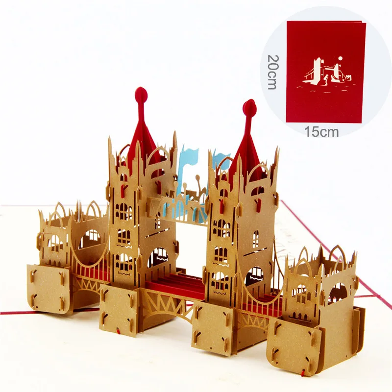 3D Birthday Business Invitation Greeting Cards for Boyfriend Dad
