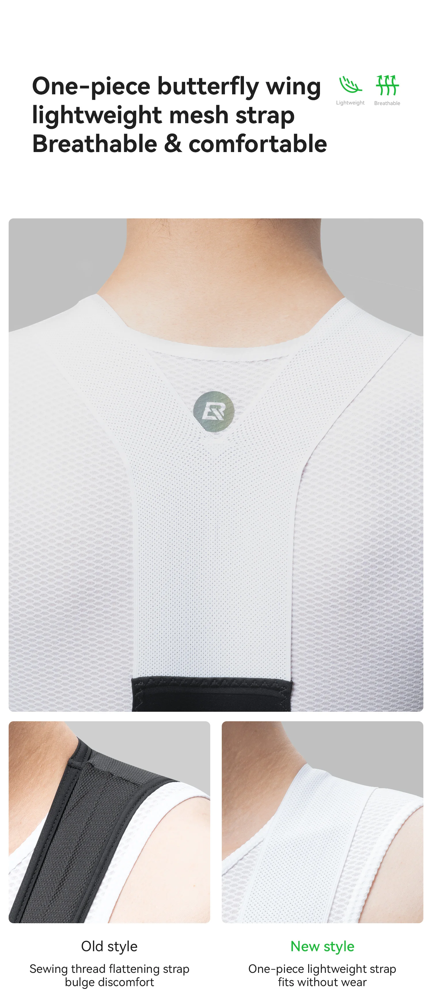 ROCKBROS Sommer Herren Radfahren Schwamm Pad Hosen Strap Shorts Reflektierende Fahrrad Hosen Lange Sport Fahrrad Hosen Ciclismo – Detail 6