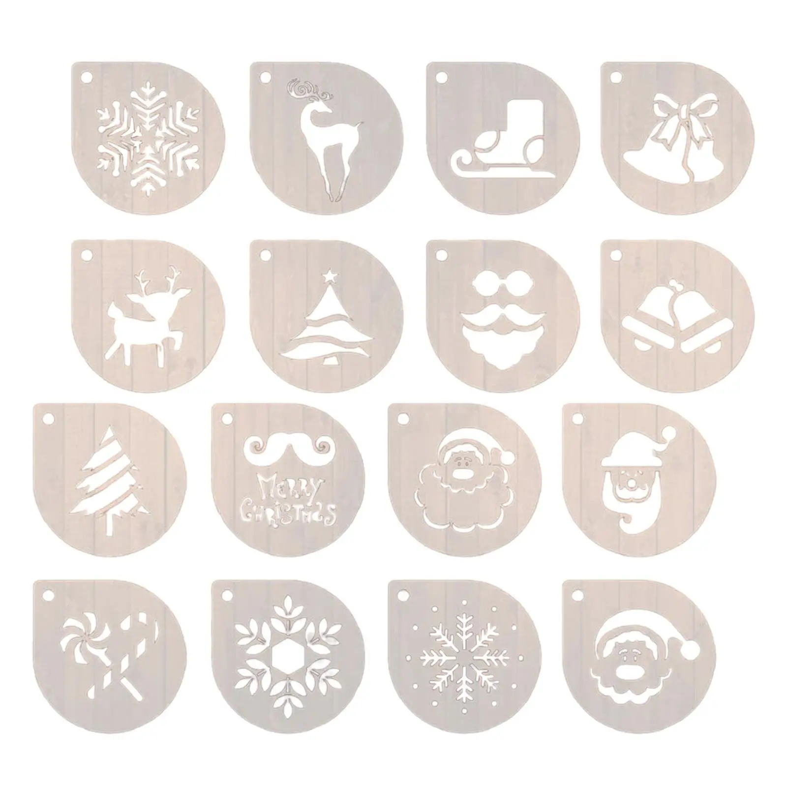 Coffee Cake Decorating Stencils Painting Templates Reusable Cake Stencil for Cake Mousse Coffee Oatmeal Cupcake Coffee Shop