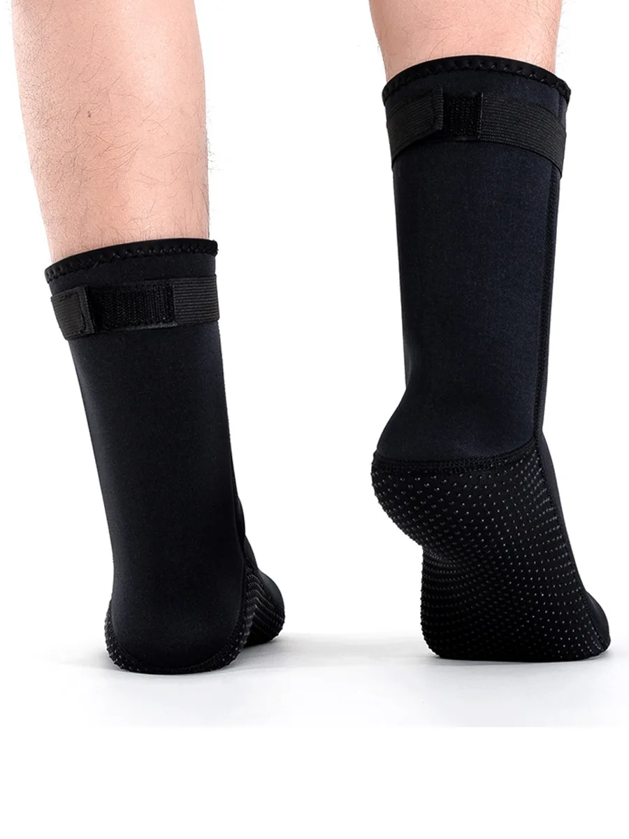 3mm Neoprene Snorkeling Shoes Scuba Diving Socks Beach Boots Wetsuit Prevent Scratches Warming Non-slip Winter Swimming Seaside