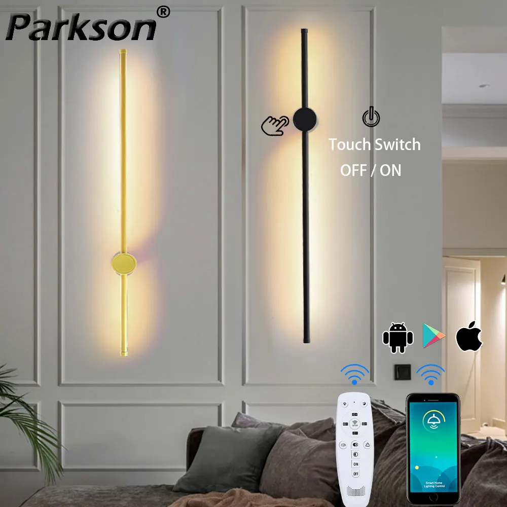

Modern LED Wall Lamp Bedside Sconce Long Light Living Room For Home Decor Bathroom Indoor Lighting Luminaire 85-265V 80cm 100cm