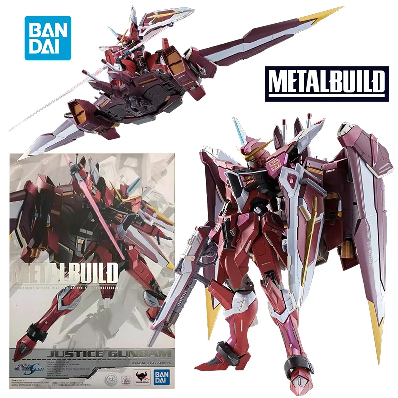 

Bandai Metal Build MB Justice Gundam ZGMF-X09A 18Cm Gundam Seed Original Action Figure Model Kit Toy Birthday Gift Collection