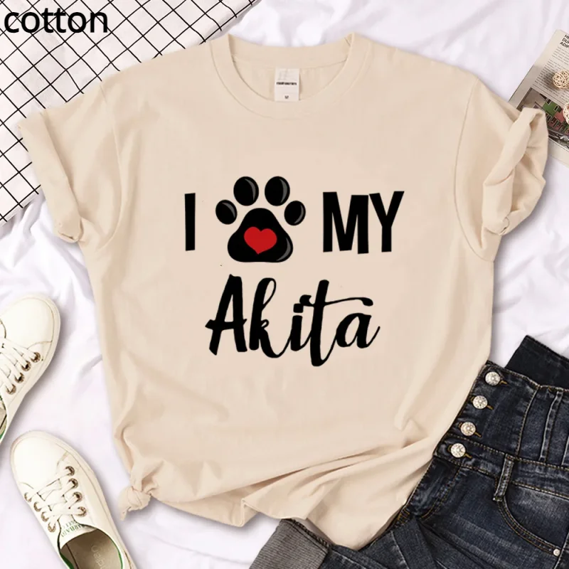 

Akita Inu tshirt women comic tshirt girl comic y2k clothes