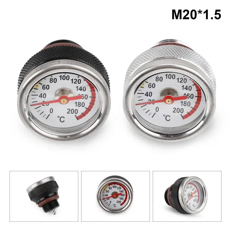 M20x1.5 Motorbike Oil Gauge Oil Temperature Gauge Engine Temperature Accessories For Haojue TR300 / Harley-davidson X350