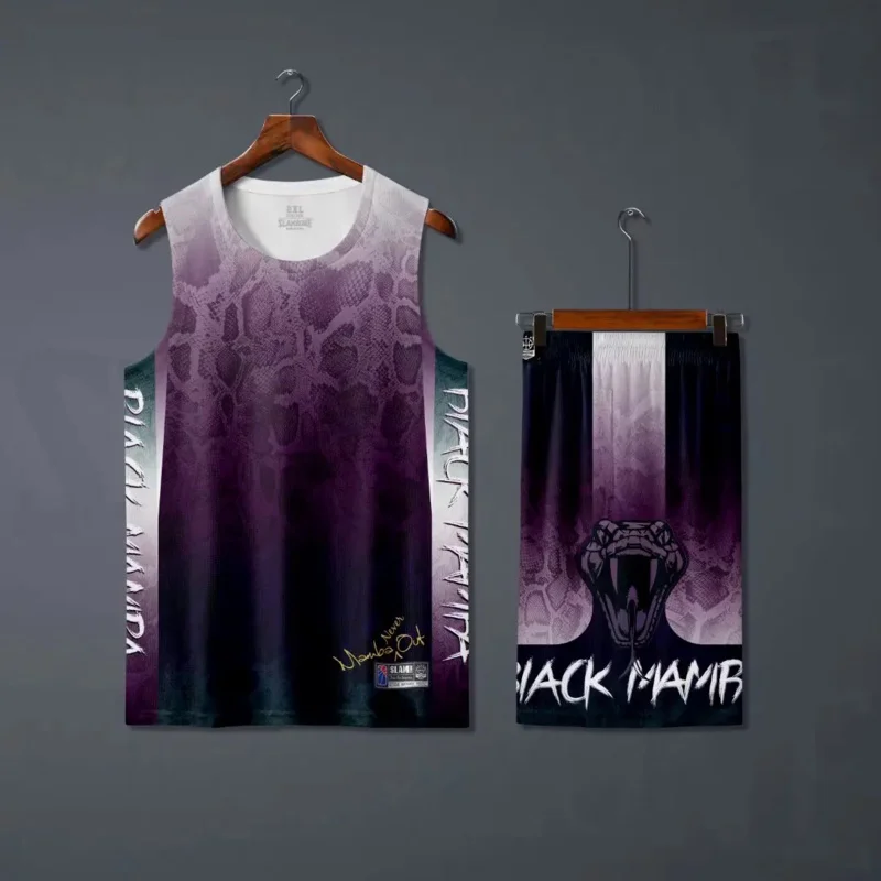 4XS-7XL Oversized Basketball Jersey for Men Kids New in 2 Piece Shirt & Shorts Sportswear Male Children Basketball Uniform
