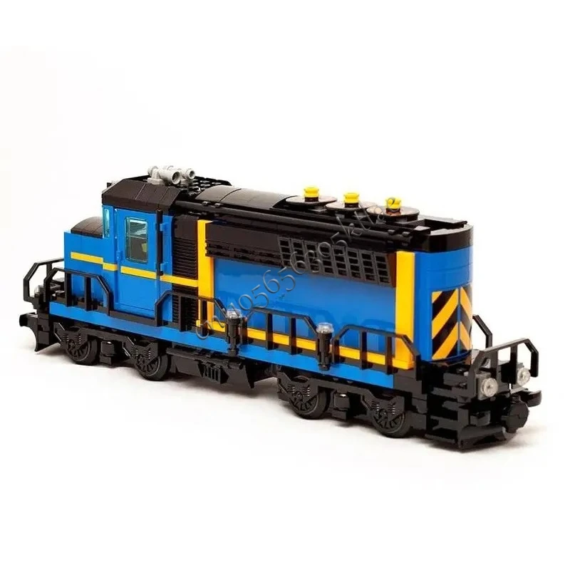 새로운 416PCS MOC-60052 도시 화물 기차 엔진 기관차 모델 빌드 DIY 창의적인 아이디어 어린이 장난감 조립 퍼즐 생일 선물