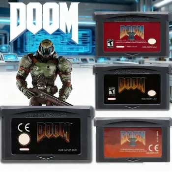 Cartuccia di Gioco GBA Serie Doom, Cartuccia Serie DOOM per Console di Gioco a 32 Bit, DOOM 1 DOOM 2