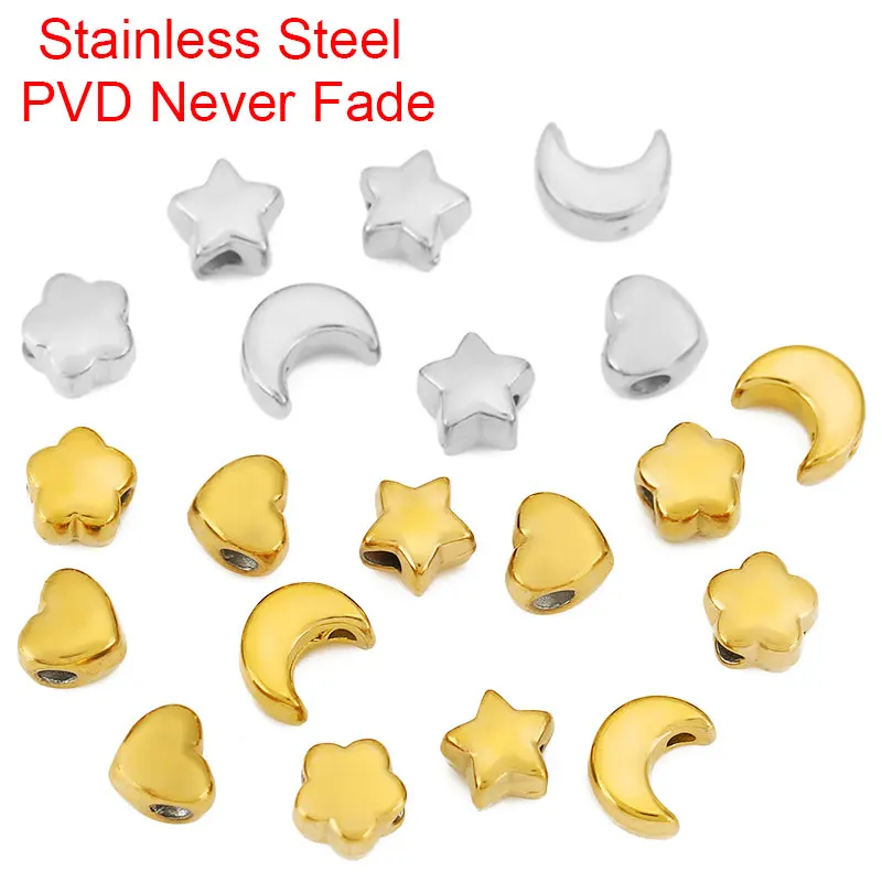 Perle de forme ovale en or 18 carats de 8 x 9 mm pour la fabrication de bijoux, KC1053 - Canada