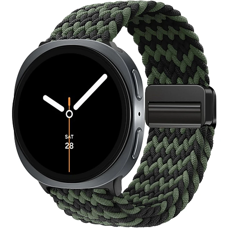 Magnetic Nylon Weave Strap Bracelet