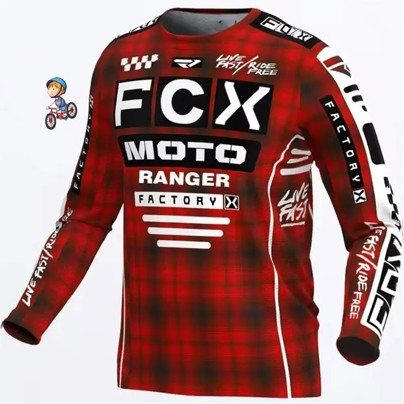 Description Picture 6 of itemChildren's clothing,Maillot de cyclisme à manches longues pour hommes, chemises , descente, tout-terrain, moto DH, vêtements de