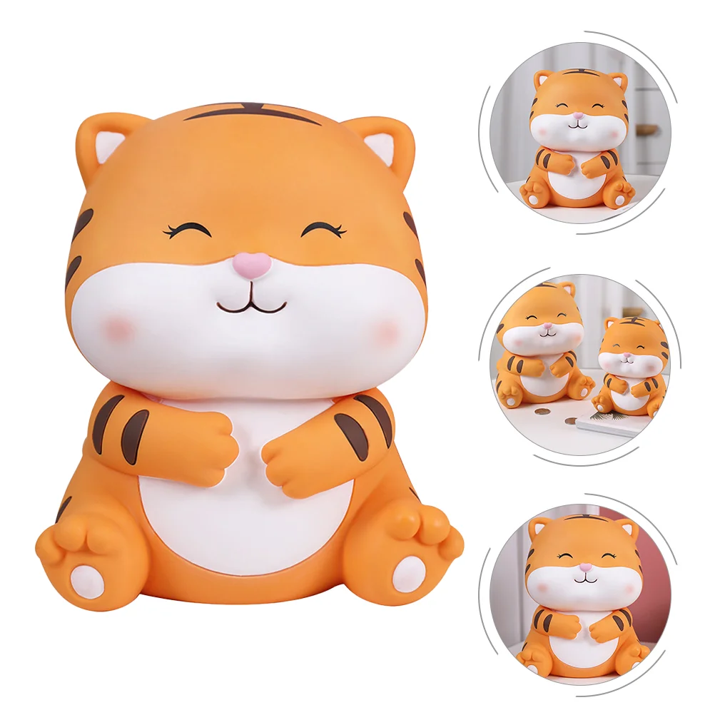 Year of The Tiger Piggy Bank Creative Coin Container Kids Fashion Saving Jar Girls Desk Money Pot 6