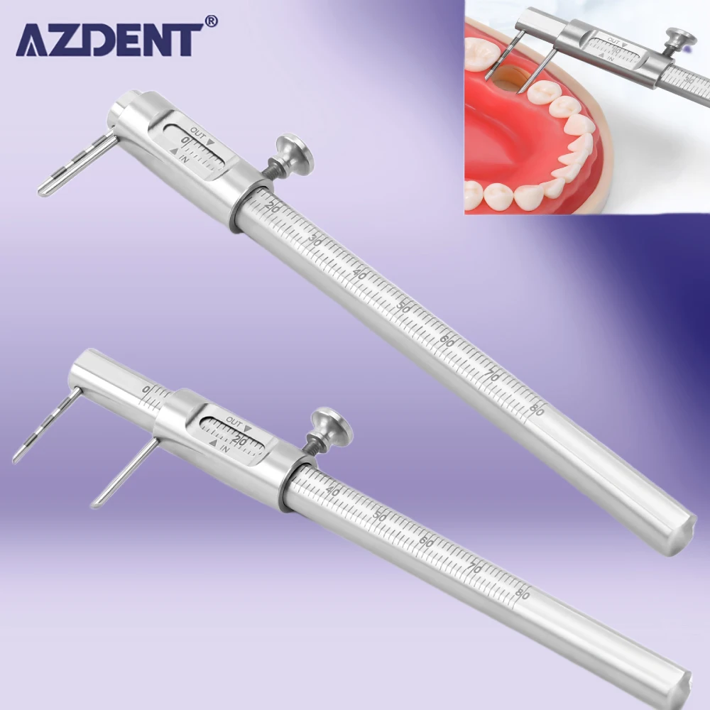 AZDENT1PcsDentalOrthodonticSlidingCaliper080mmDentistImplant