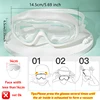 0 To -7.0 Myopia Optical Silicone Large Frame HD Clear Anti Fog Adjustable Swimming Goggles Diving Eyewear for Adult Men Women 6