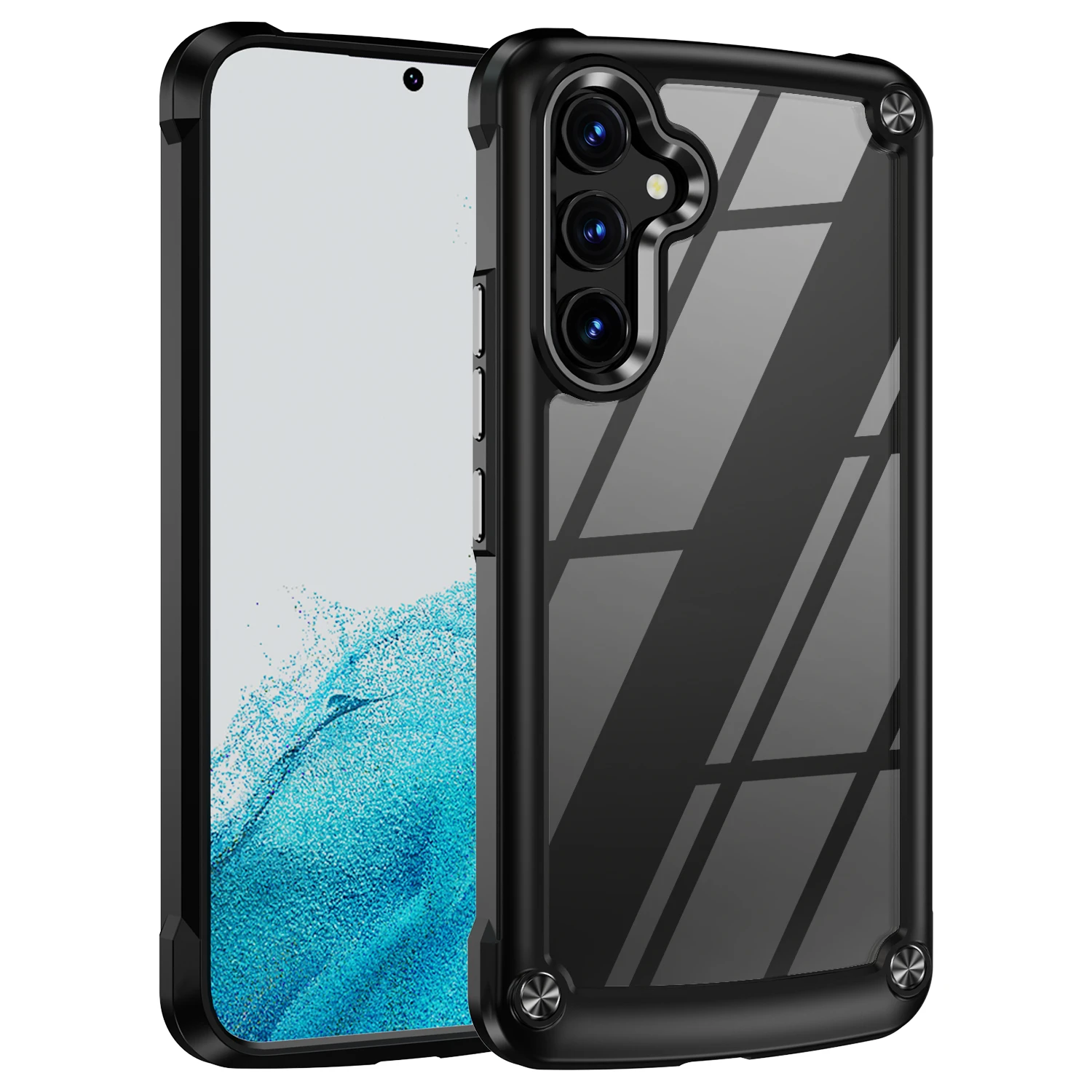 Rugged Heavy Duty Hybrid Shockproof Armor Clear Case