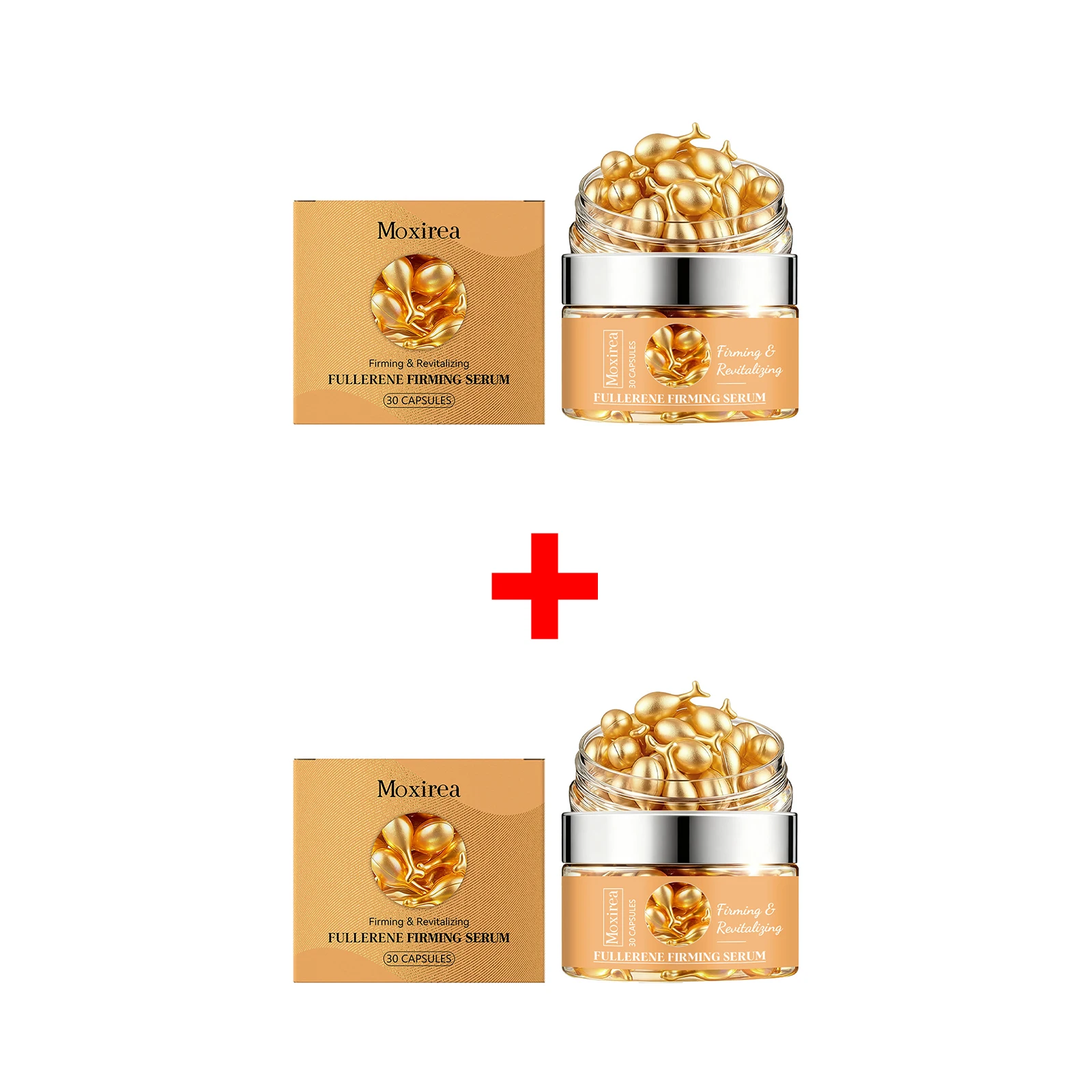 Cápsulas de Essência Facial Hidratante e Firmadora, Melhoram a Rugosidade e Opacidade, Clareiam Linhas Finas, Elevam o Contorno, Aumentam o Colágeno, Sérum Facial 7