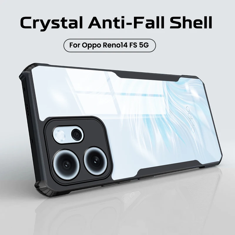 Clear Crystal Acrylic Back Cover | Armored Shockproof Coque