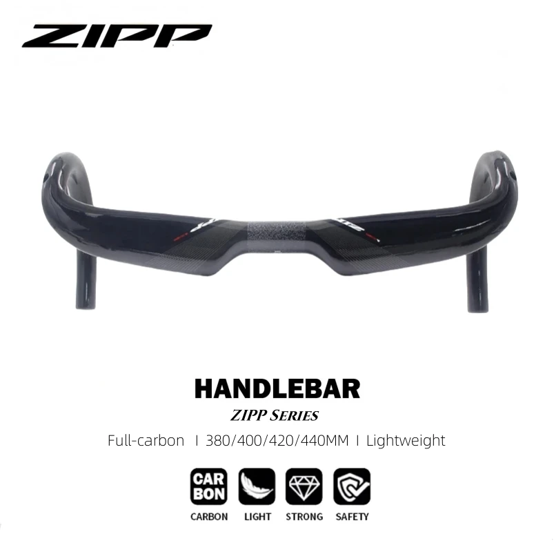Full Carbon Bicycle Handlebar Road Bike Handlebar Aero Drop 31.8*400/420/440mm bicycle handlebar