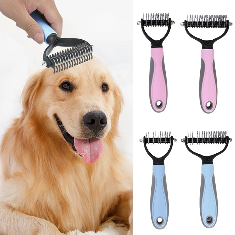 Dog Brushes Long Hair Dematting Pet Brush Long Hair Dog Comb Long