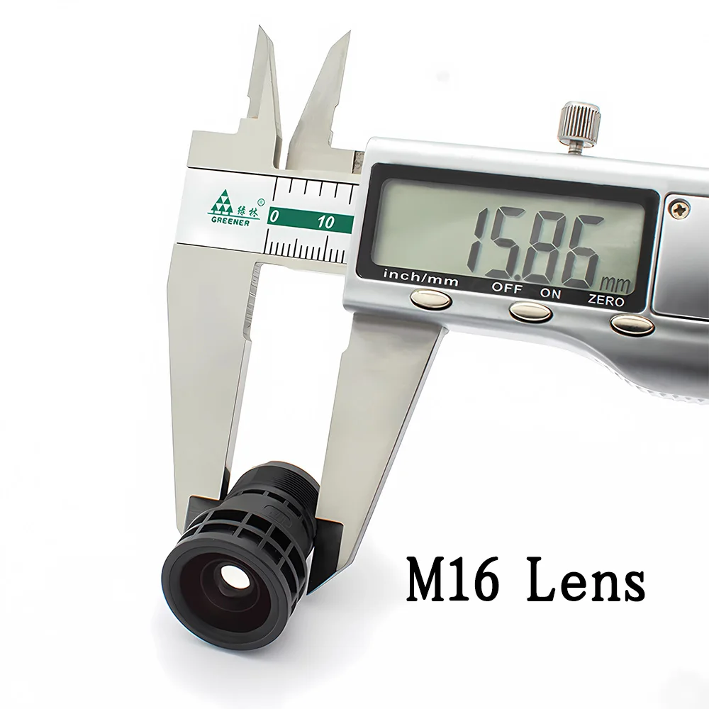 2.8mm 4mm 6mm 10mm M16 Mount Lens 1/1.8" Format 8MP Starlight Lens With 650nm IR