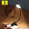Baseus LED Clip Table Lamp Stepless Dimmable Wireless Desk Lamp Touch USB Rechargeable Reading Light LED Night Light Laptop Lamp 1
